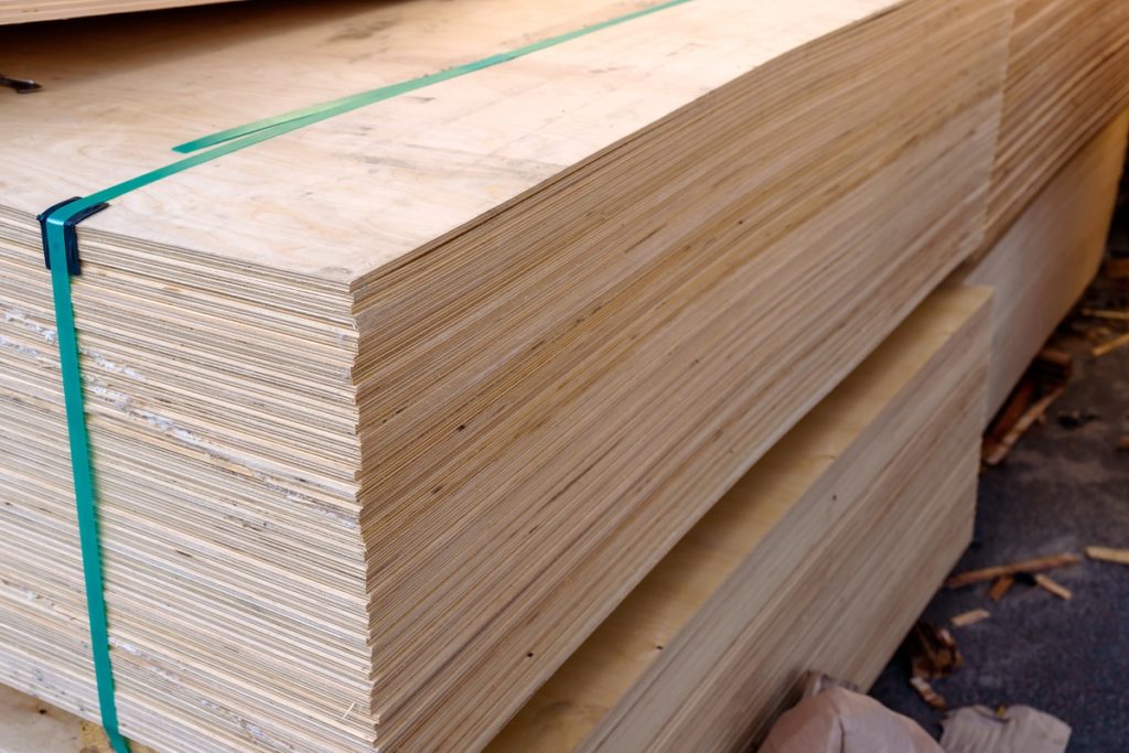 Bundle of plywood