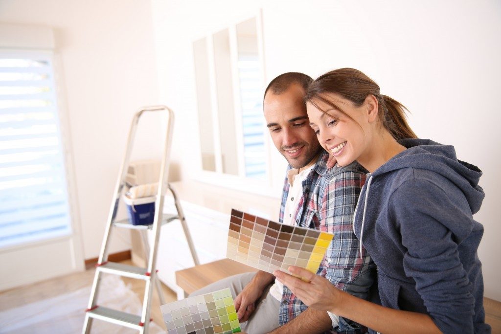 couple during home renovation