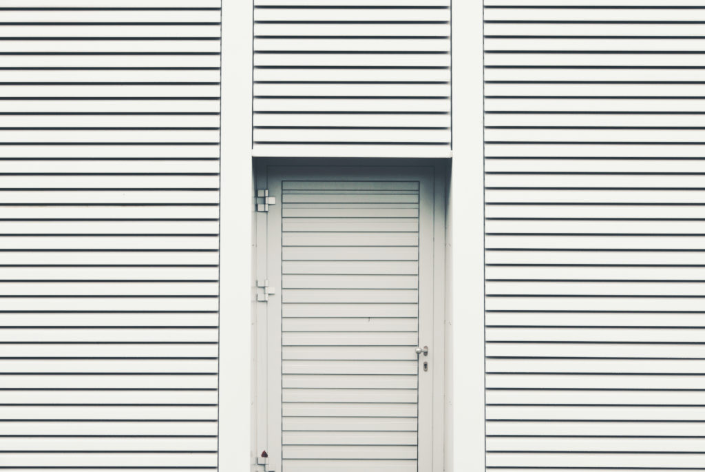 Modern white door